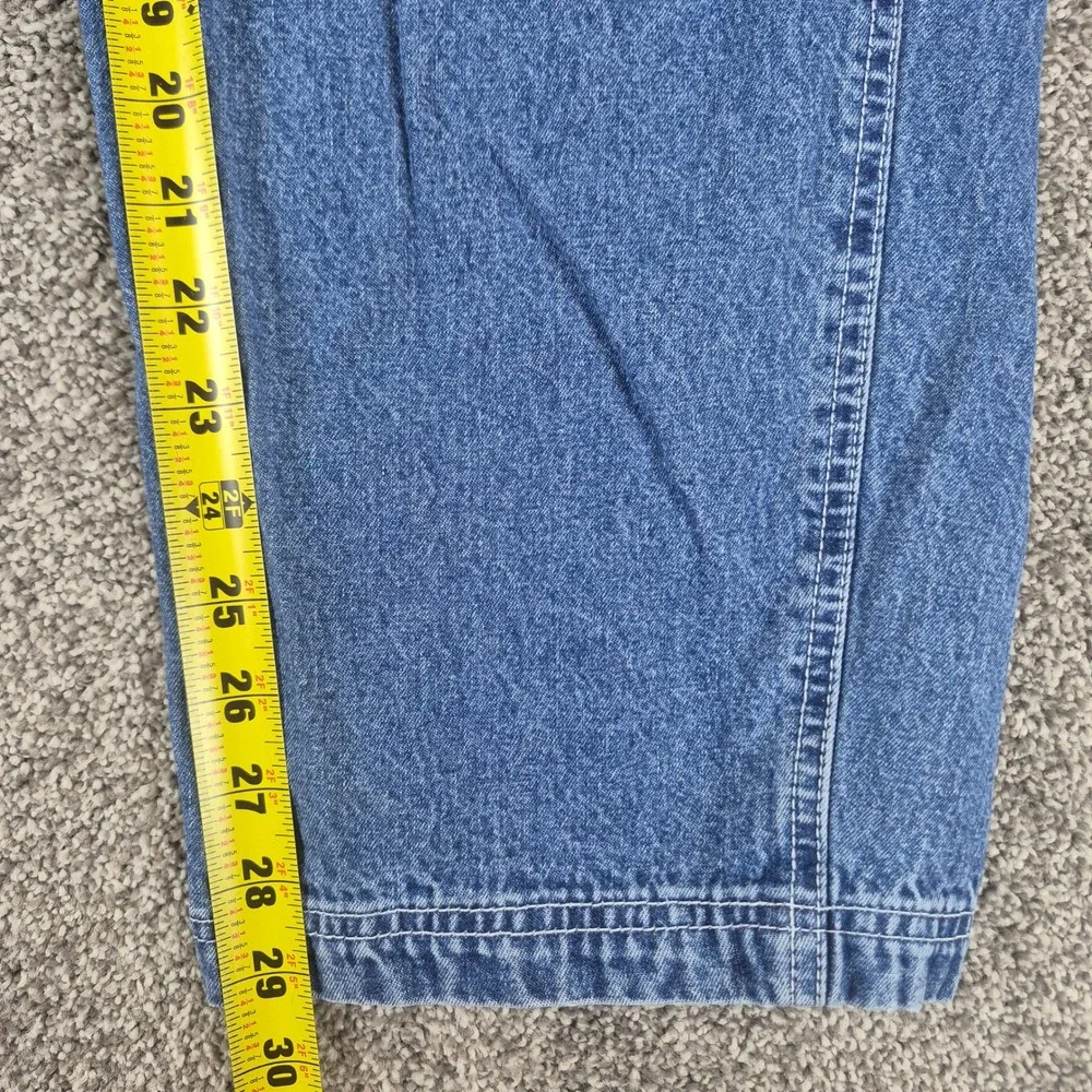 Vintage Revolt Denim Overalls Womens 20 Blue Vintage Carpenter Bib Dungarees - Picture 8 of 10